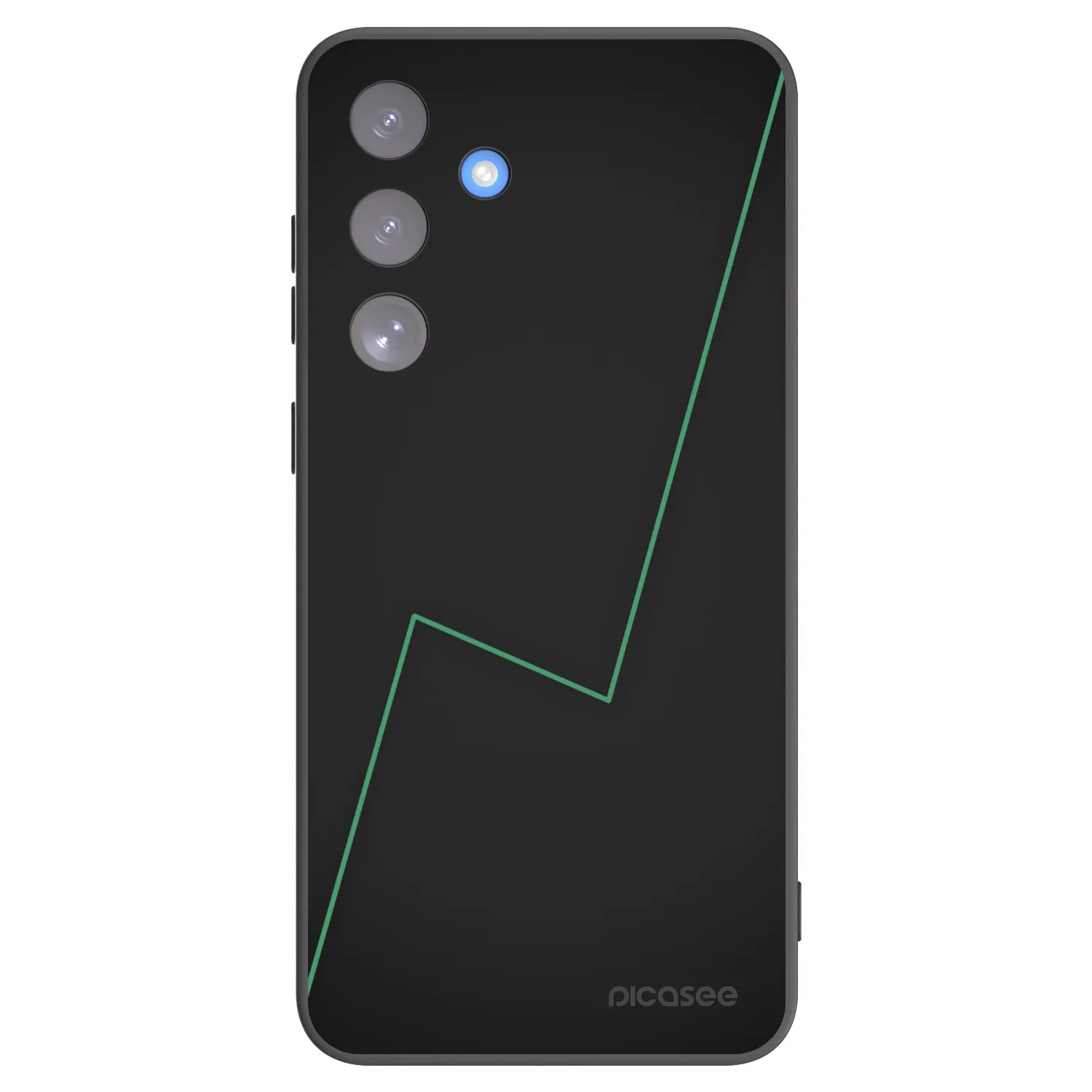 Picasee silikonowe czarne etui na Samsung Galaxy S25 FE 5G - Consistency
