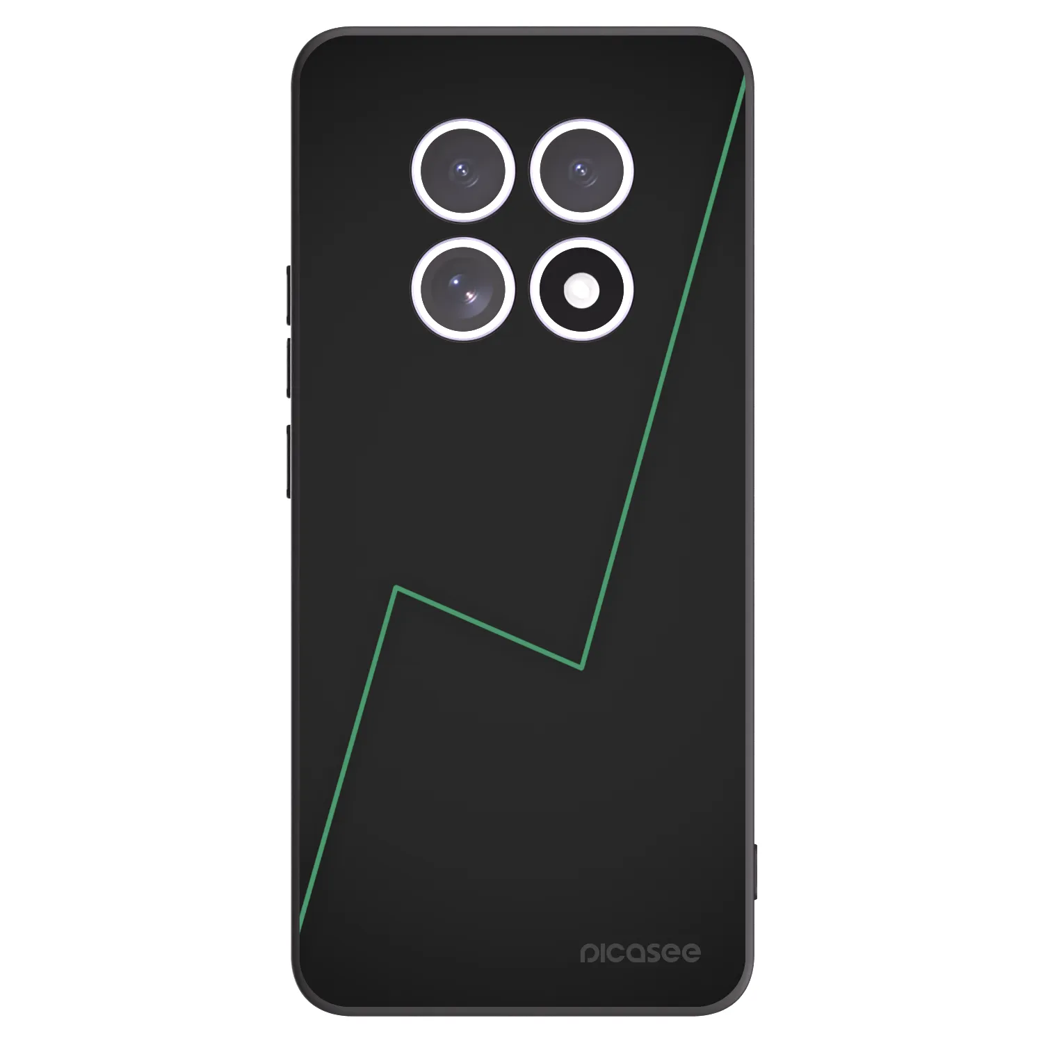 Picasee silikonowe czarne etui na Xiaomi Redmi Note 15 - Consistency