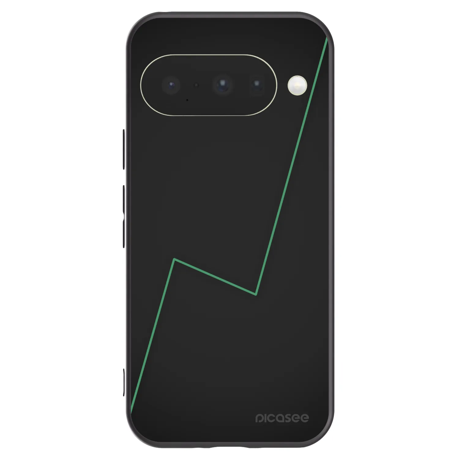 Picasee silikonowe czarne etui na Google Pixel 10 - Consistency