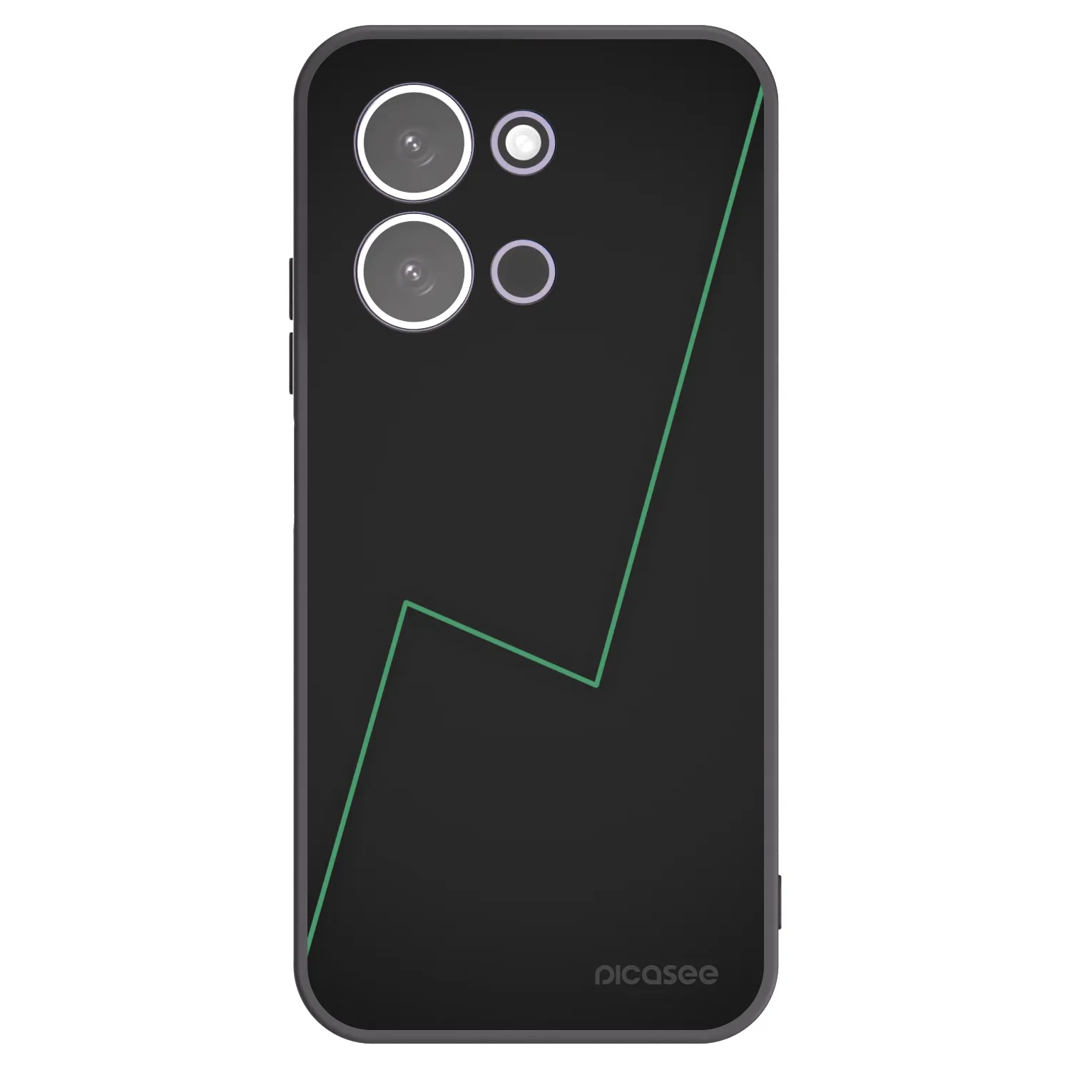 Picasee silikonowe czarne etui na Xiaomi Redmi 15C 5G - Consistency