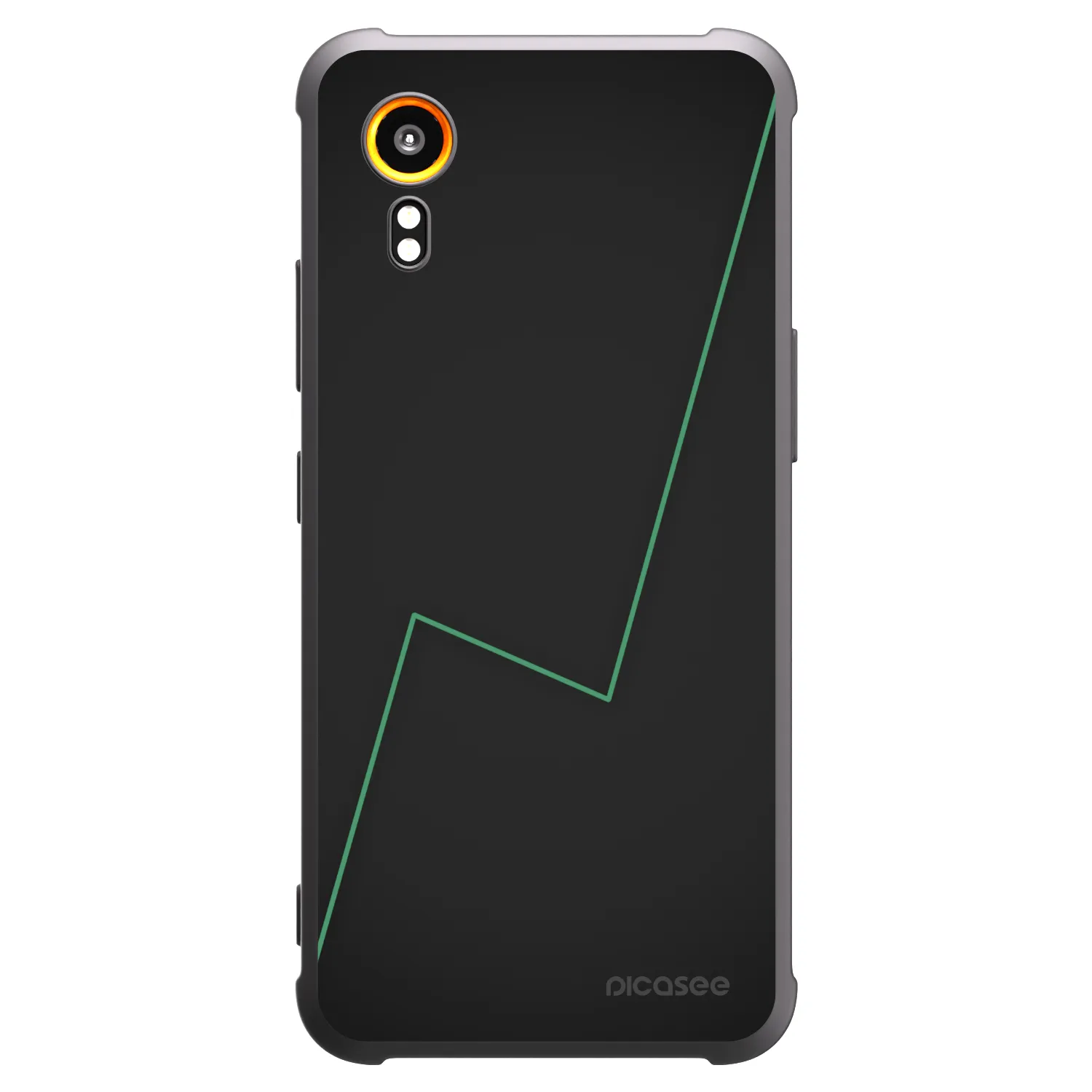 Picasee silikonowe czarne etui na Samsung Galaxy Xcover 7 - Consistency