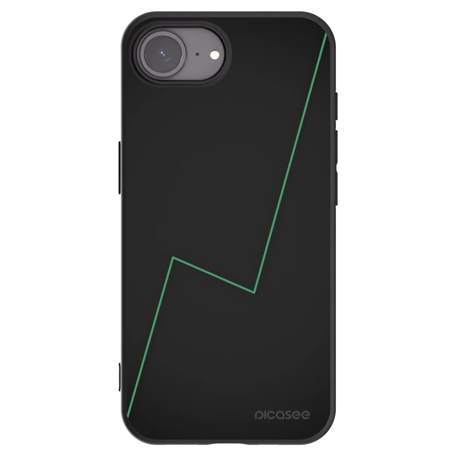 Picasee silikonowe czarne etui na Apple iPhone 17e - Consistency