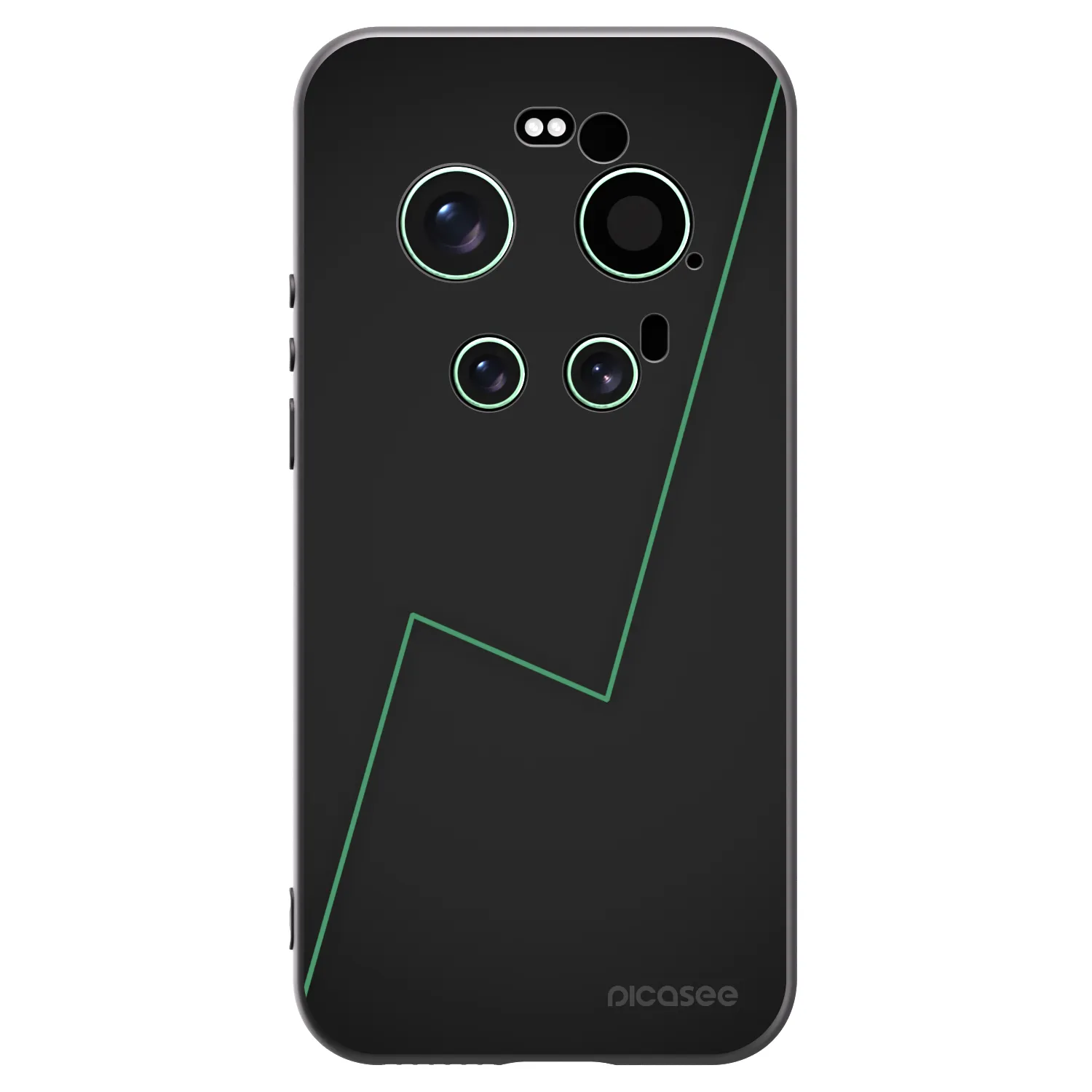 Picasee silikonowe czarne etui na Xiaomi 17 Ultra - Consistency