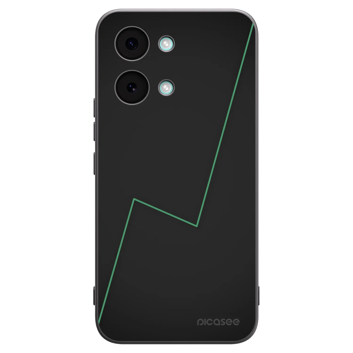 Picasee silikonowe czarne etui na Xiaomi Poco X8 Pro Max - Consistency