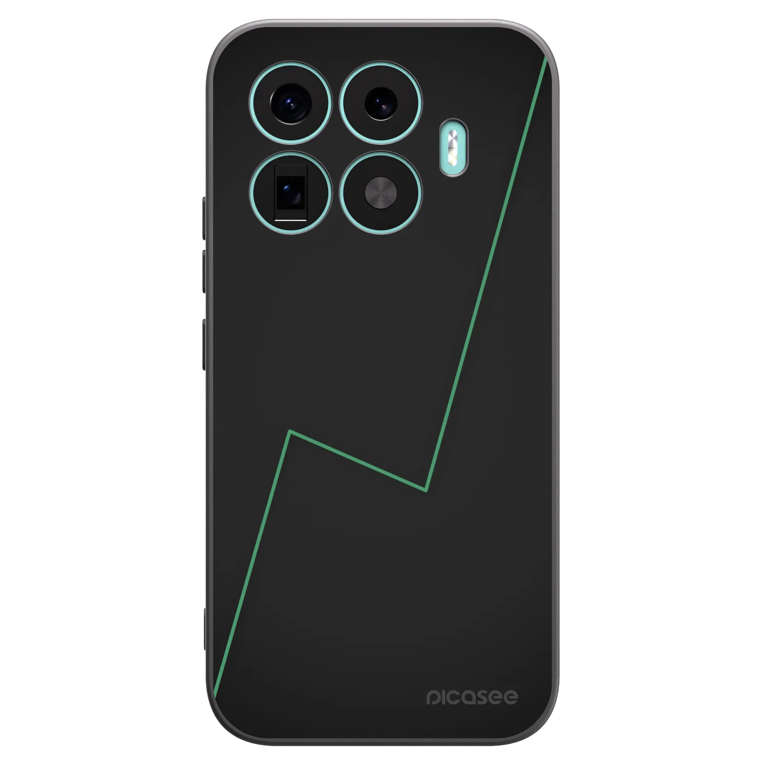Picasee silikonowe czarne etui na Xiaomi 17T - Consistency