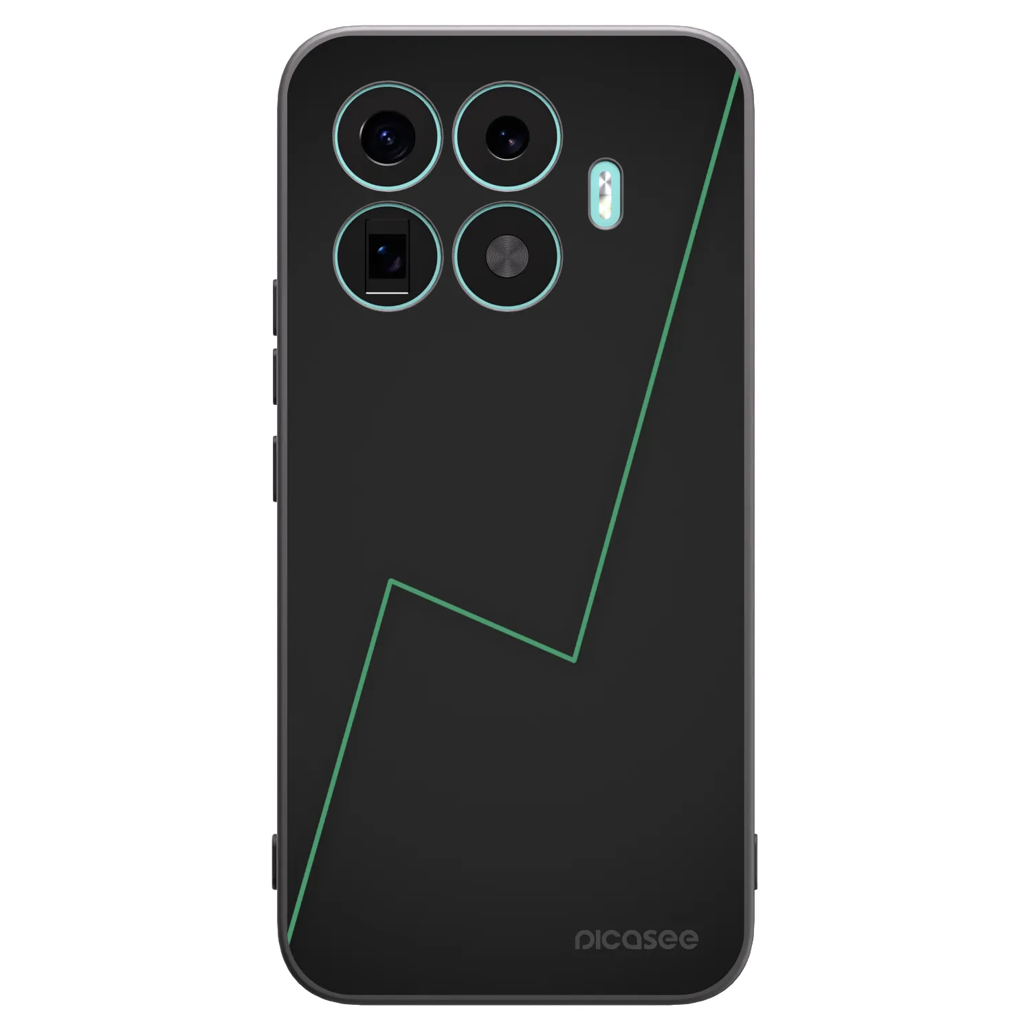 Picasee silikonowe czarne etui na Xiaomi 17T Pro - Consistency