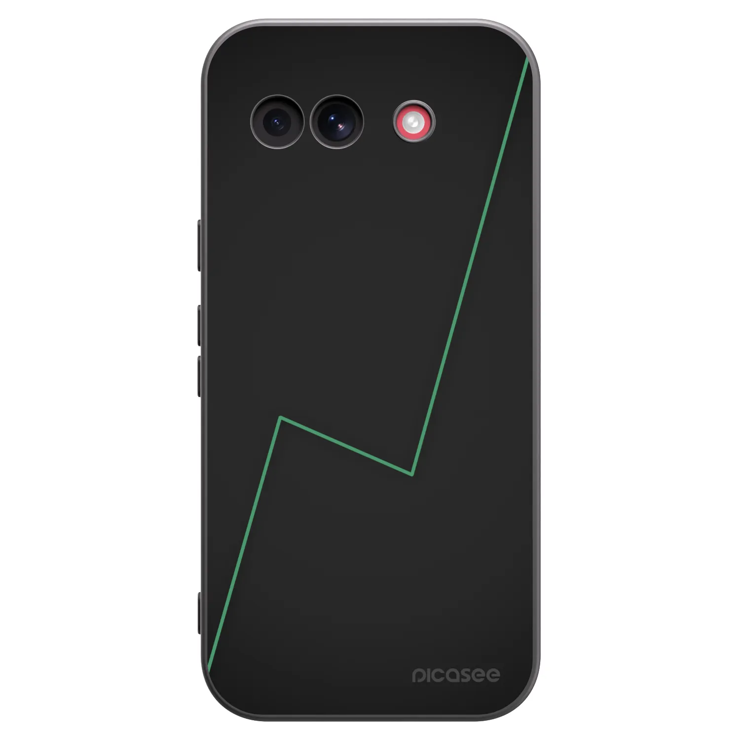Picasee silikonowe czarne etui na Google Pixel 10a - Consistency