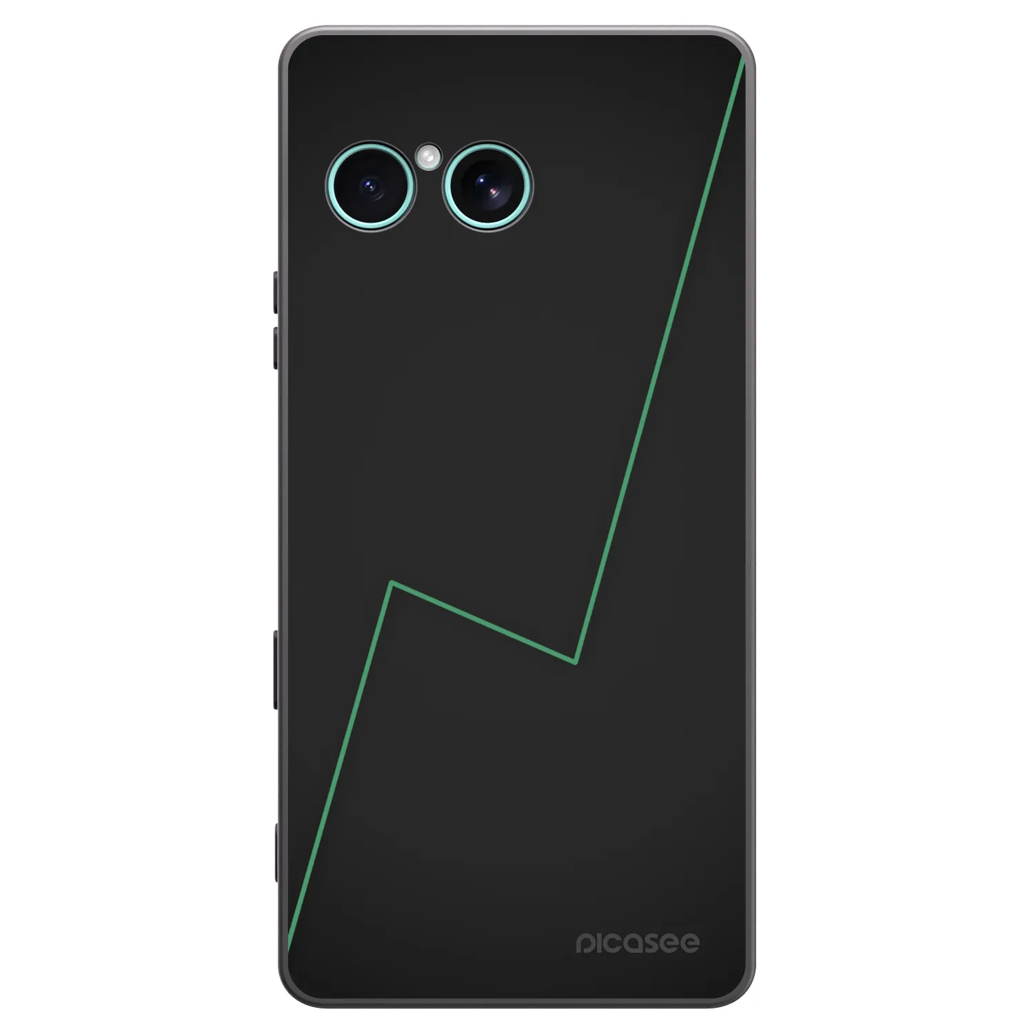 Picasee silikonowe czarne etui na Sony Xperia 10 VII - Consistency