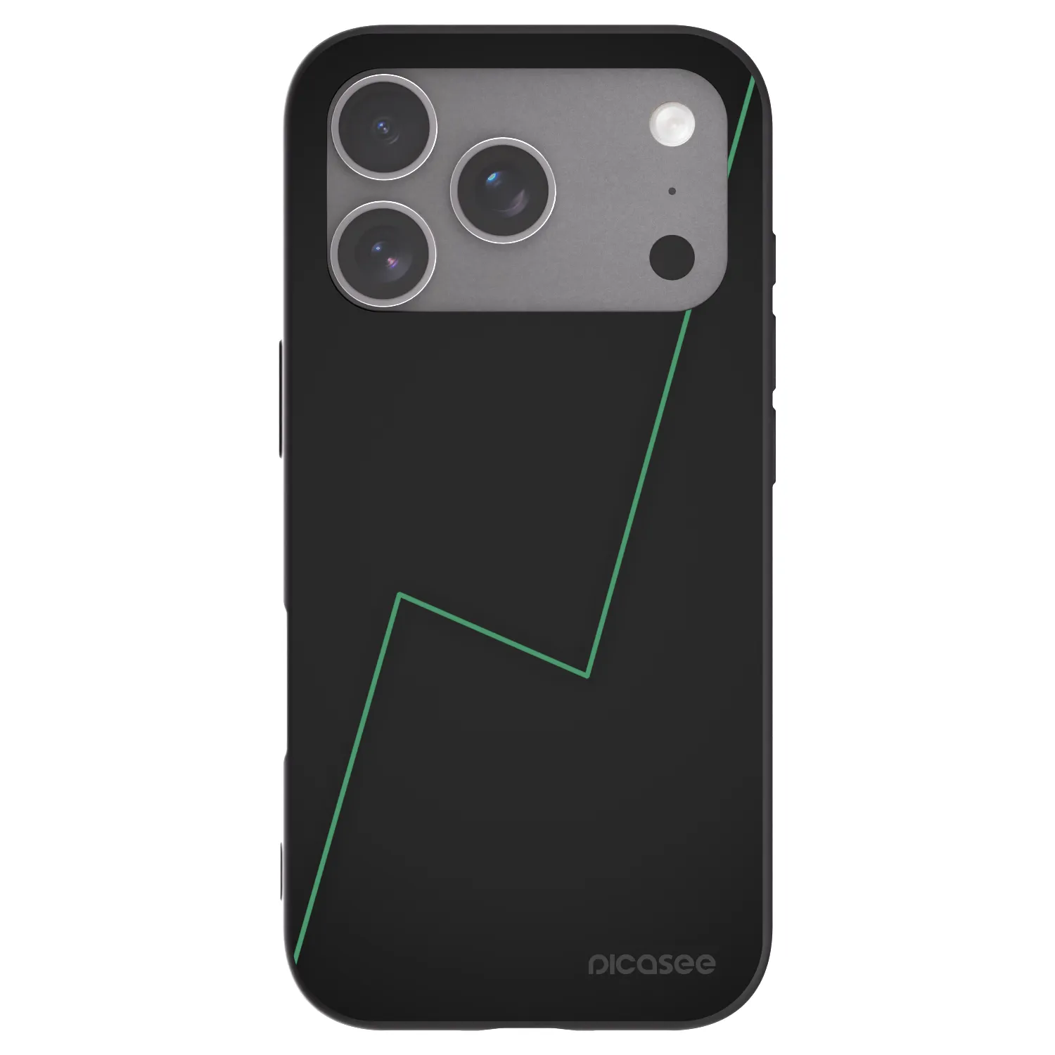 Picasee silikonowe czarne etui na Apple iPhone 18 Pro - Consistency