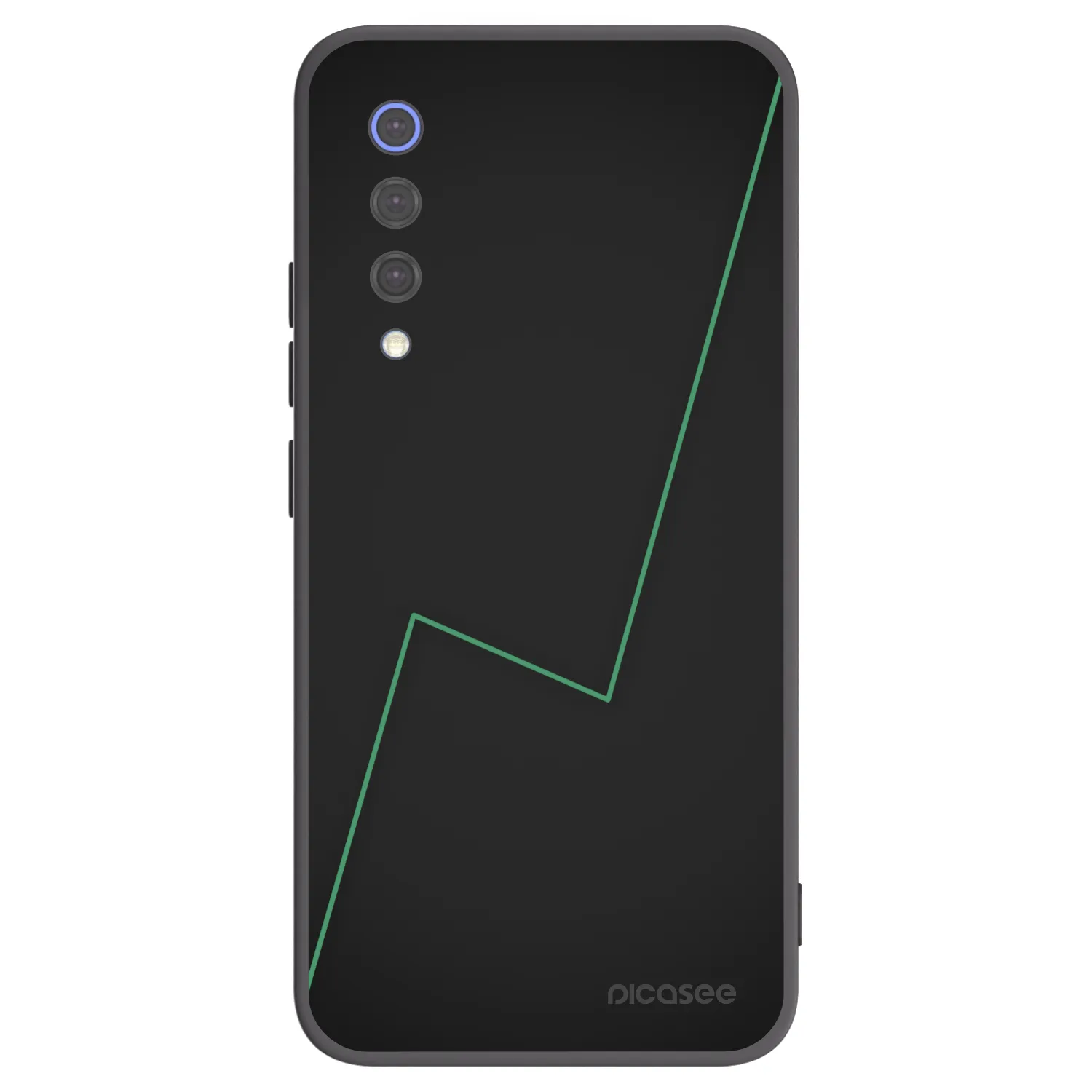 Picasee silikonowe czarne etui na Xiaomi Mi 9 SE - Consistency