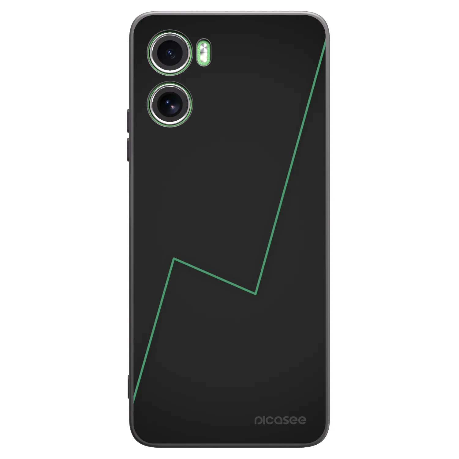 Picasee silikonowe czarne etui na Motorola Moto G06 - Consistency