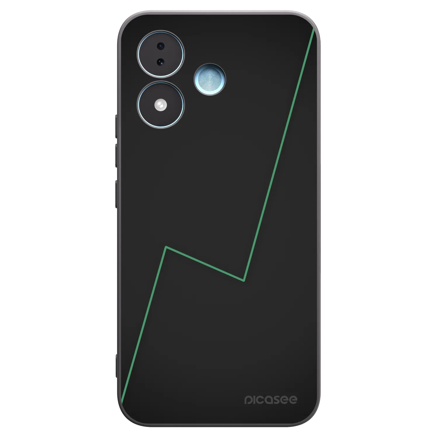 Picasee silikonowe czarne etui na Xiaomi Redmi Note 17 5G - Consistency