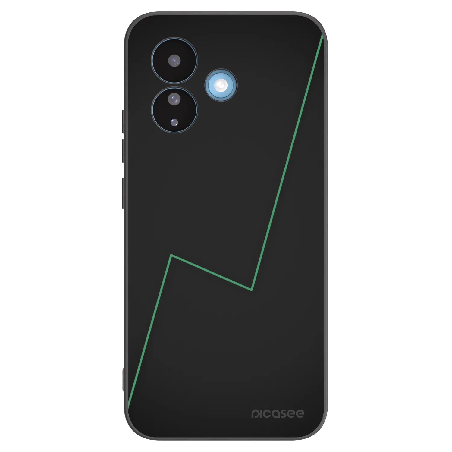 Picasee silikonowe czarne etui na Xiaomi Redmi Note 17 Pro 5G - Consistency