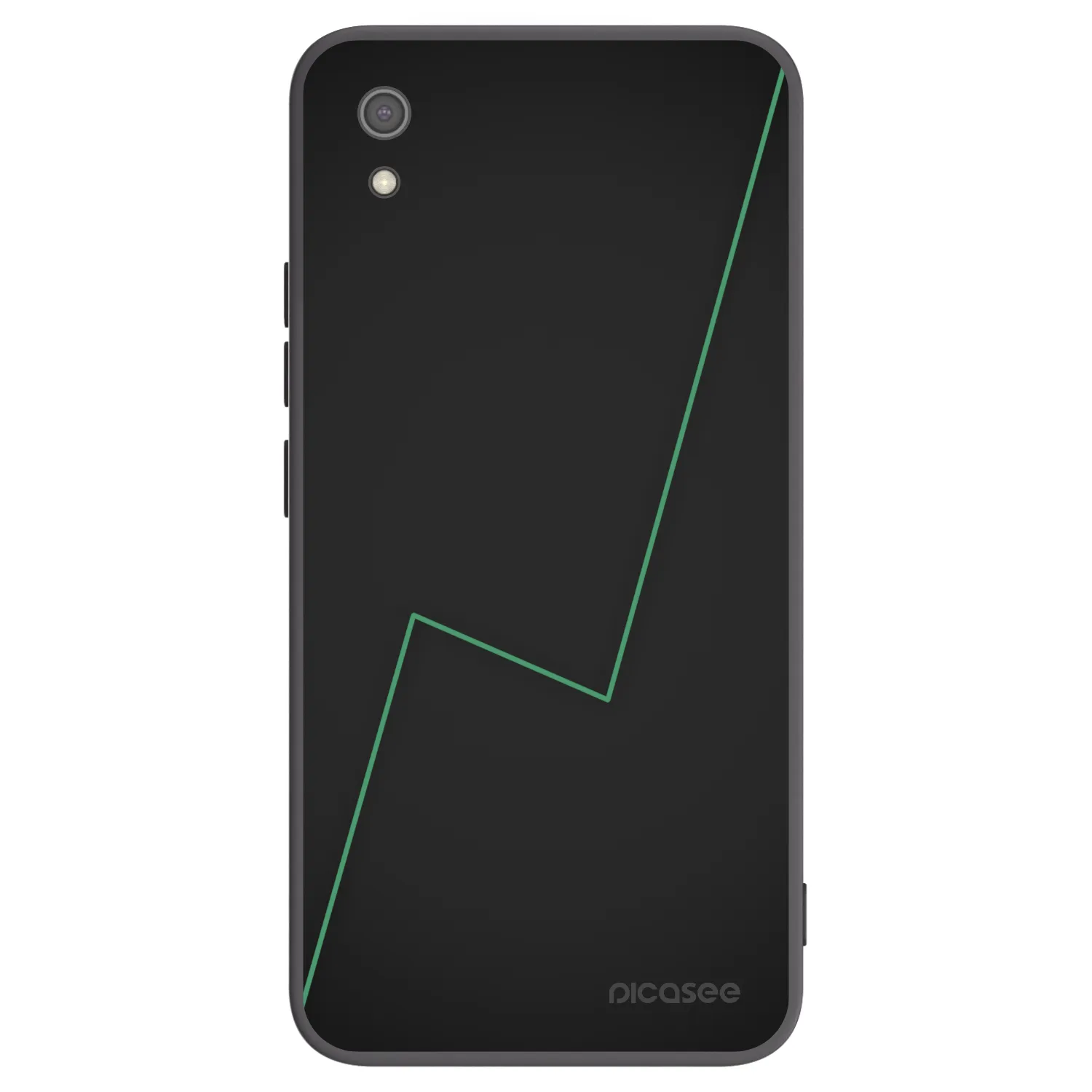 Picasee silikonowe czarne etui na Xiaomi Redmi 7A - Consistency