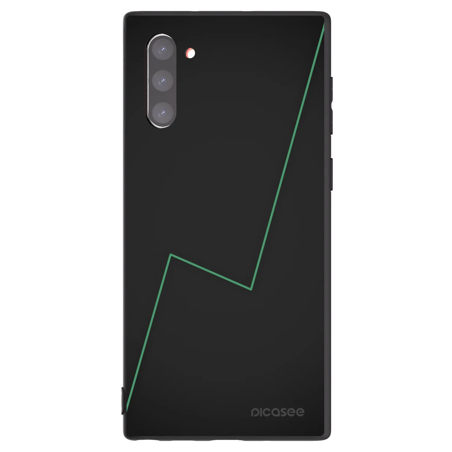 Picasee silikonowe czarne etui na Samsung Galaxy Note 10 N970F - Consistency
