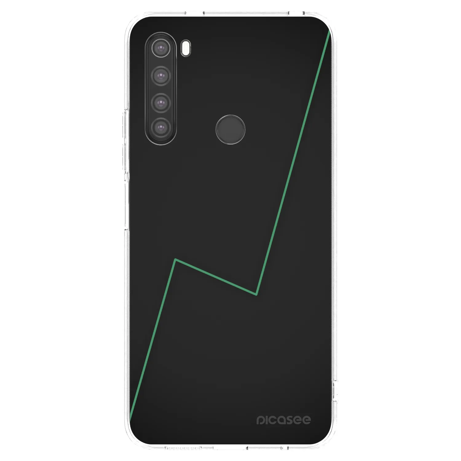 Picasee silikonowe przeźroczyste etui na Xiaomi Redmi Note 8 - Consistency