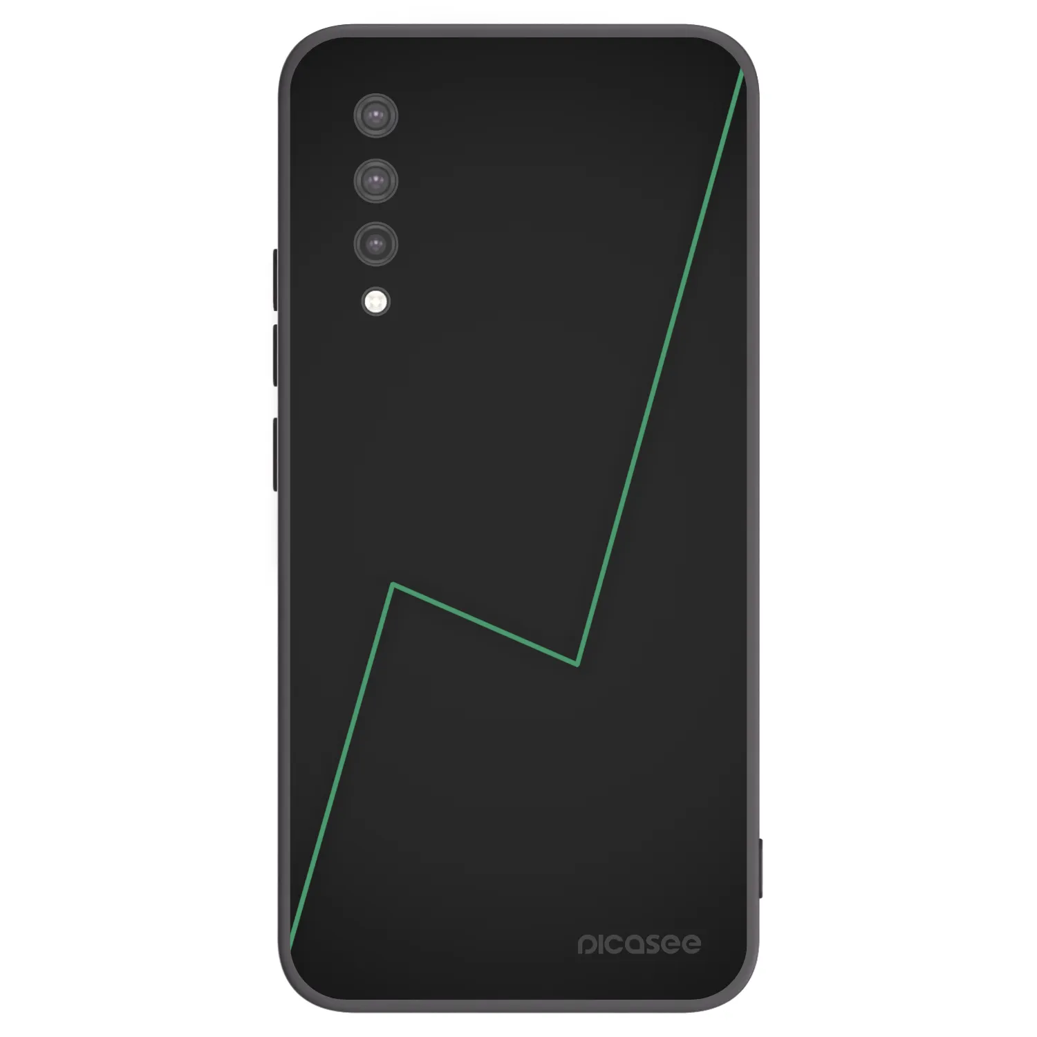 Picasee silikonowe czarne etui na Xiaomi Mi 9 Lite - Consistency