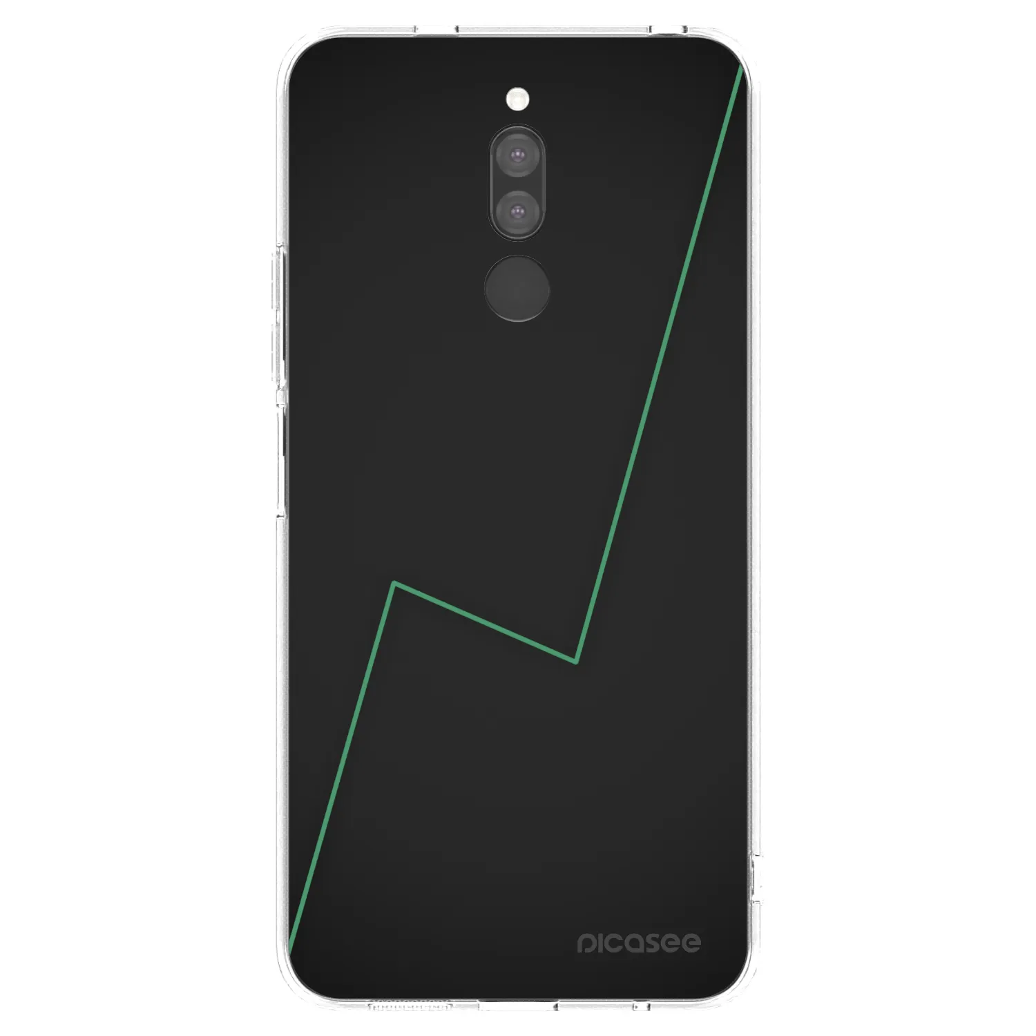 Picasee silikonowe przeźroczyste etui na Xiaomi Redmi 8 - Consistency