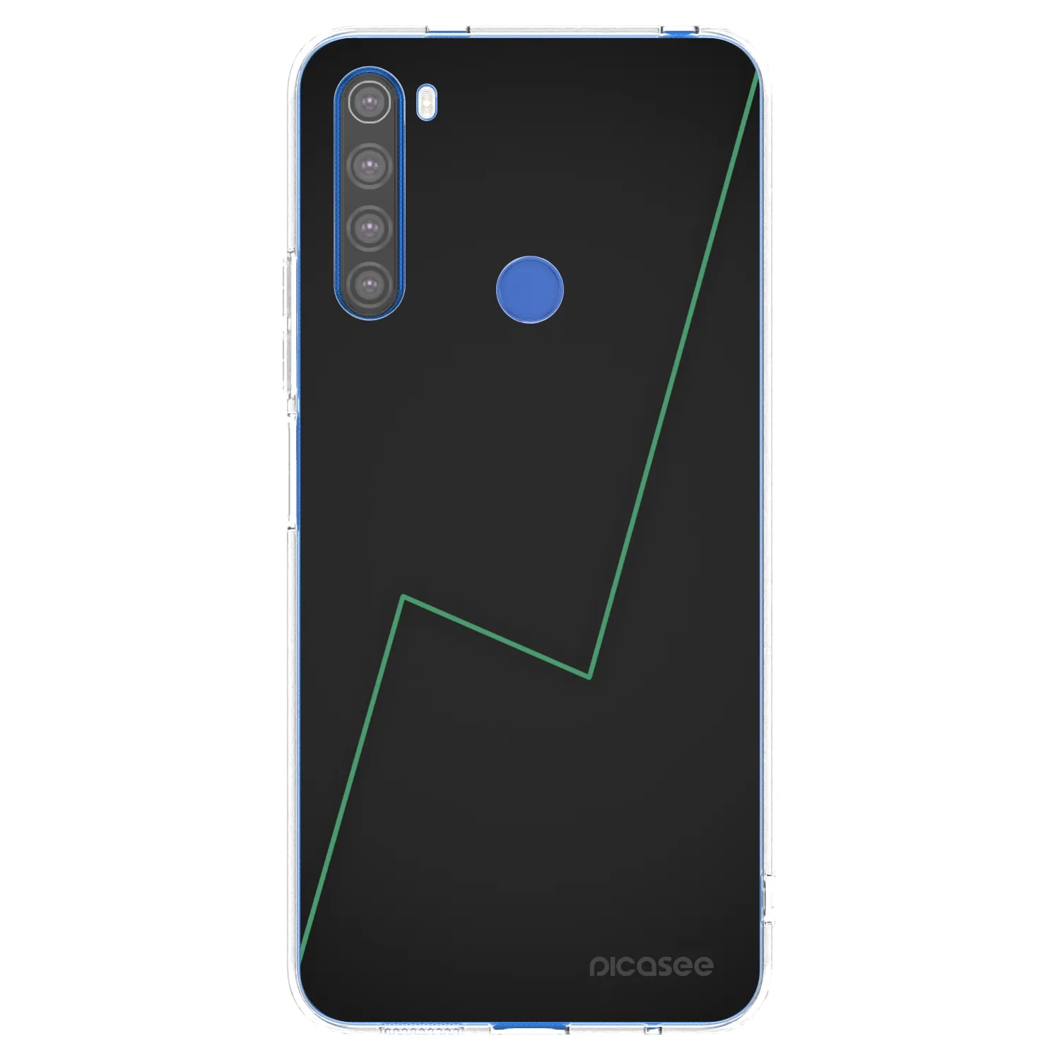 Picasee silikonowe przeźroczyste etui na Xiaomi Redmi Note 8T - Consistency