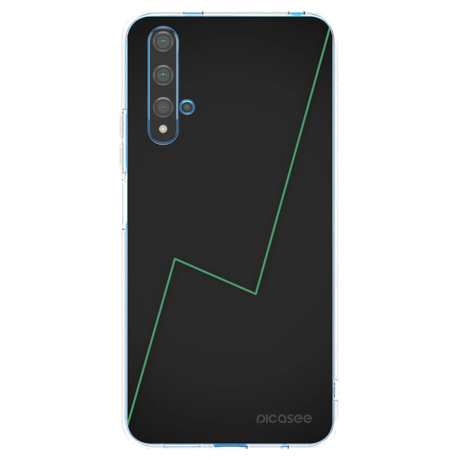 Picasee silikonowe przeźroczyste etui na Huawei Nova 5T - Consistency