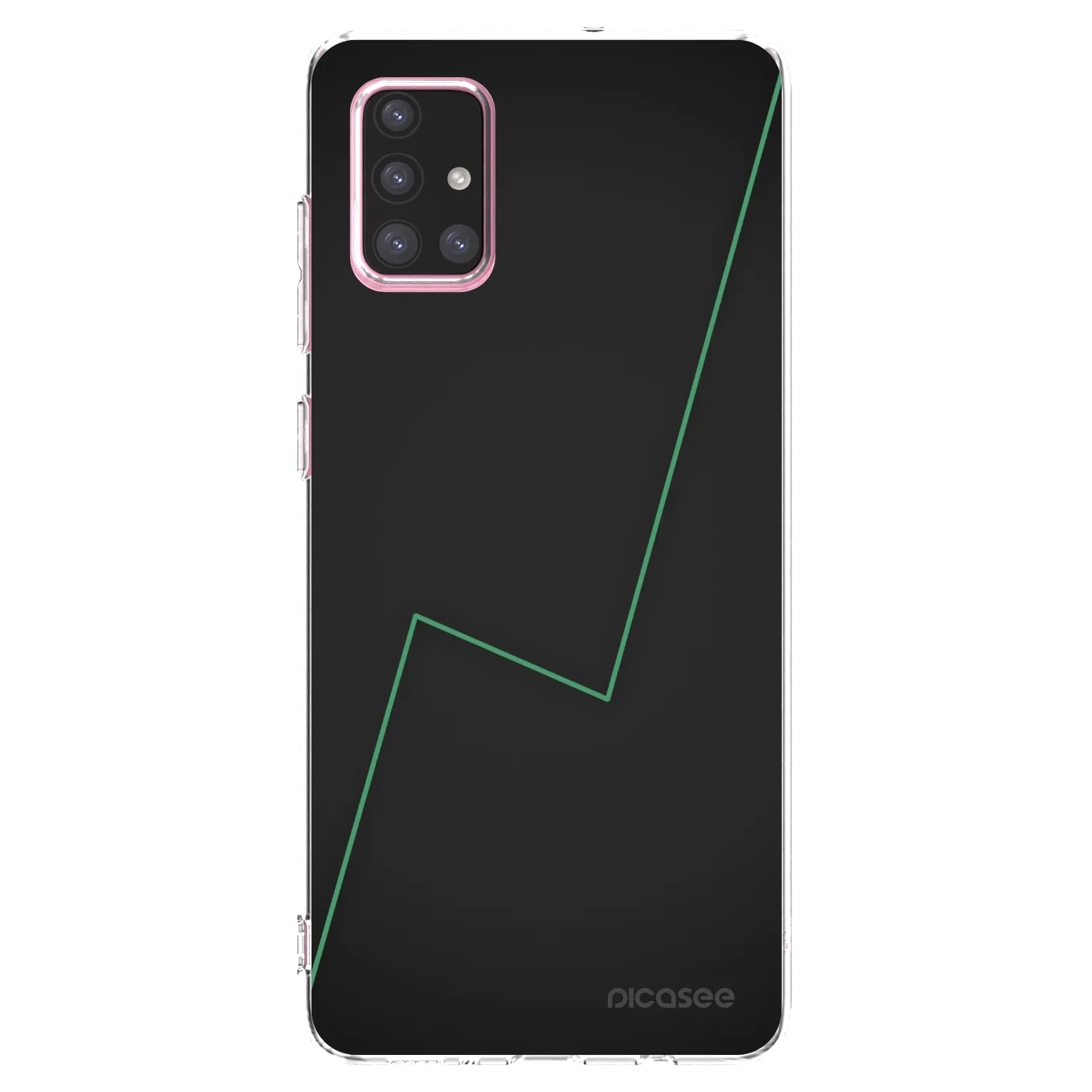 Picasee silikonowe przeźroczyste etui na Samsung Galaxy A71 A715F - Consistency