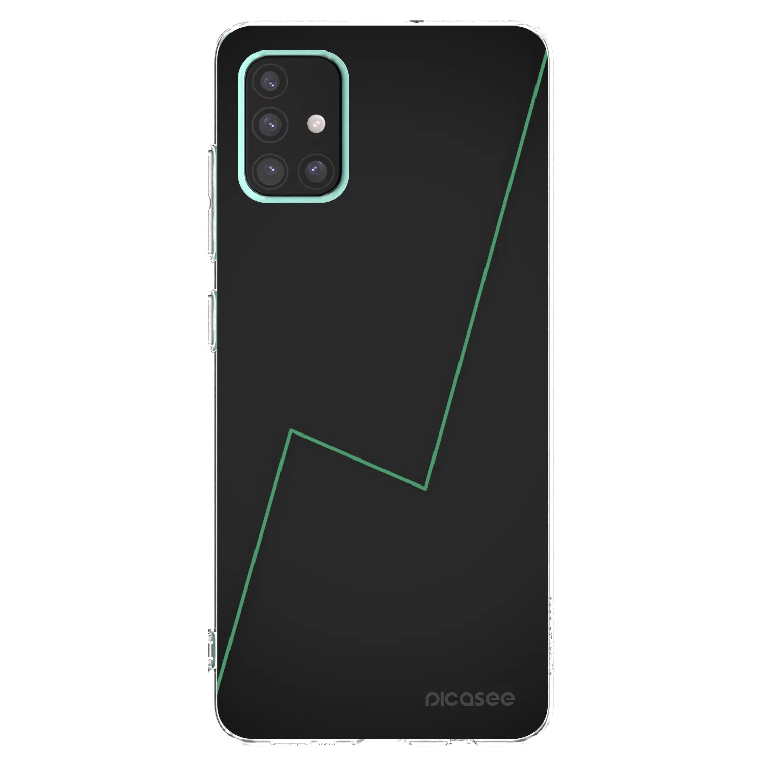Picasee silikonowe przeźroczyste etui na Samsung Galaxy A51 A515F - Consistency