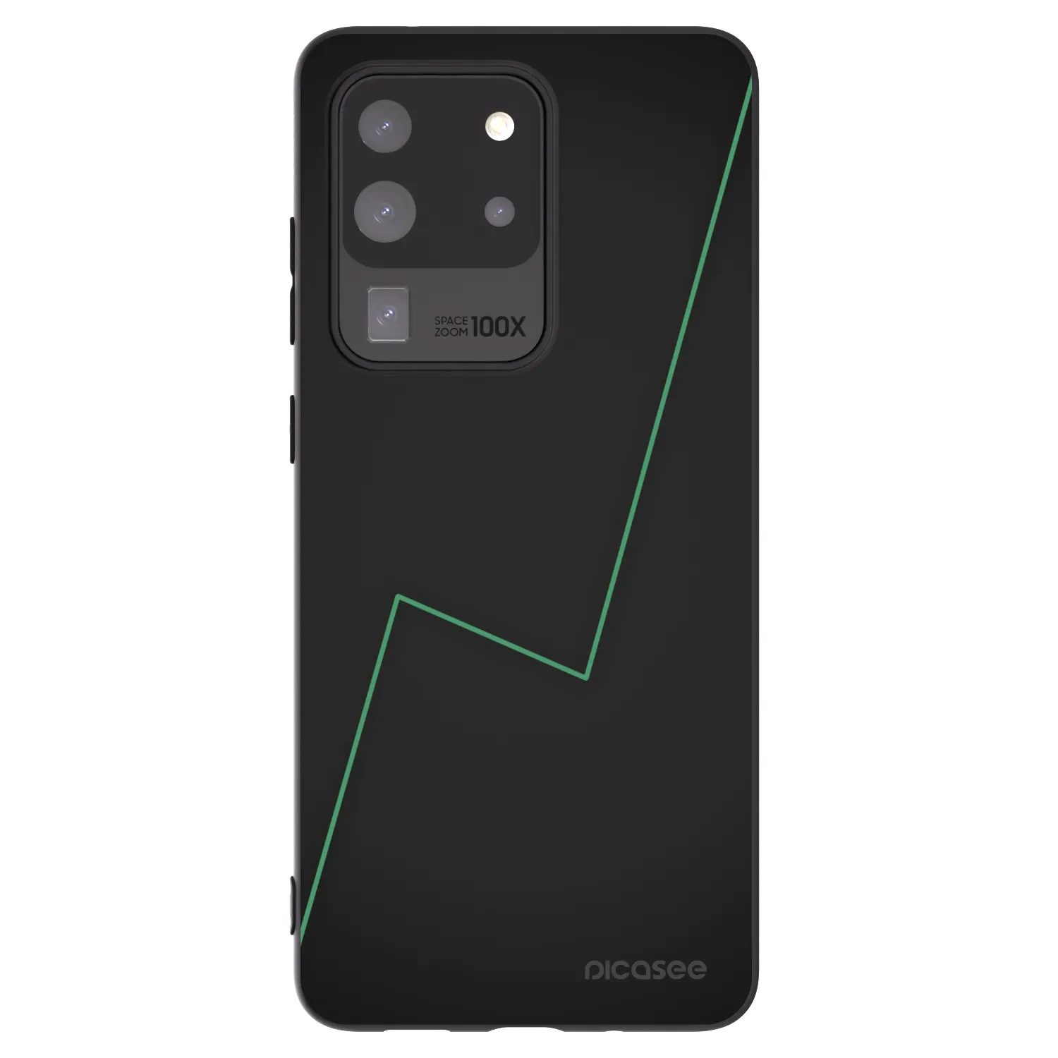 Picasee silikonowe czarne etui na Samsung Galaxy S20 Ultra 5G G988F - Consistency