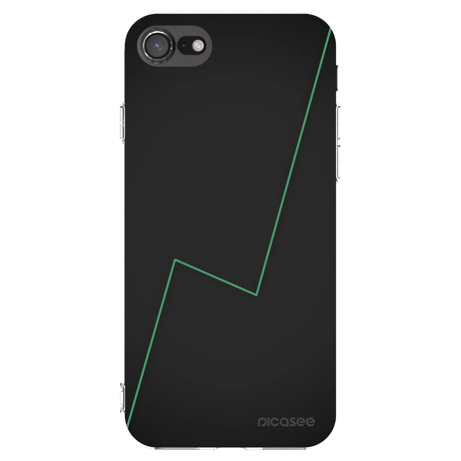 Picasee silikonowe przeźroczyste etui na Apple iPhone SE 2020 - Consistency