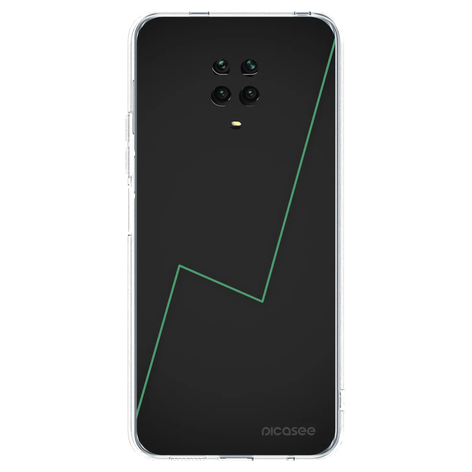 Picasee silikonowe przeźroczyste etui na Xiaomi Redmi Note 9 Pro - Consistency