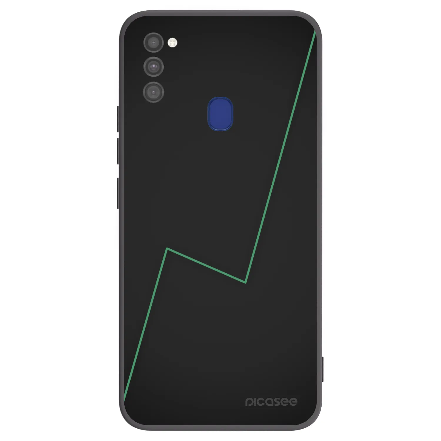 Picasee silikonowe czarne etui na Samsung Galaxy M21 M215F - Consistency