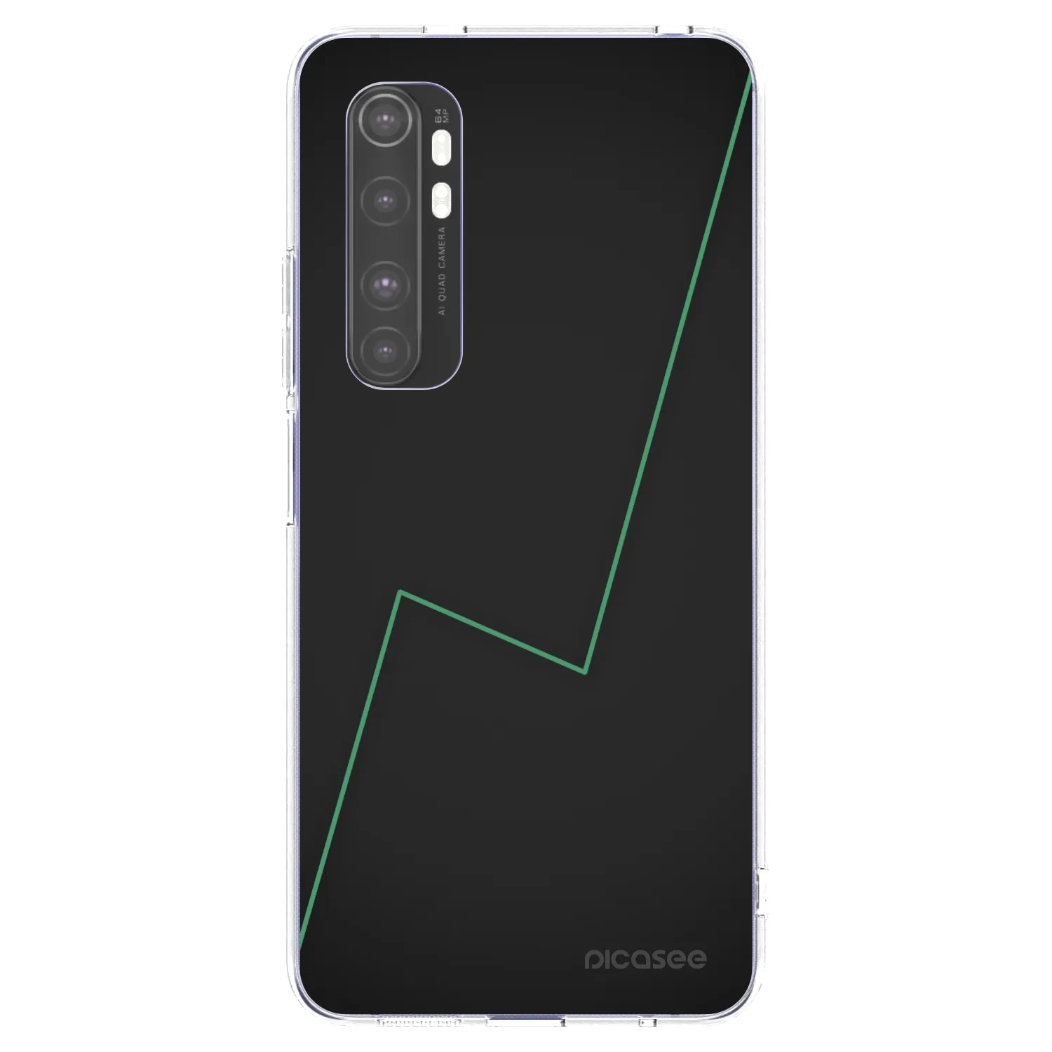 Picasee silikonowe przeźroczyste etui na Xiaomi Mi Note 10 Lite - Consistency
