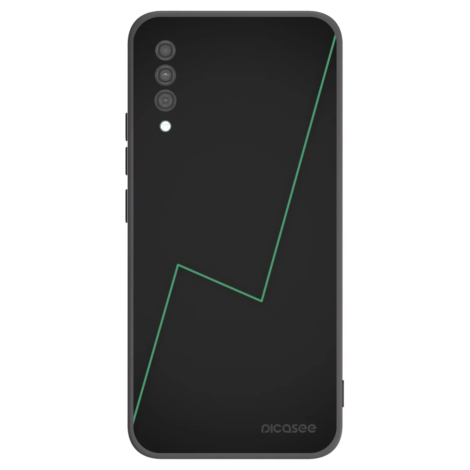 Picasee silikonowe czarne etui na Samsung Galaxy A30s A307F - Consistency