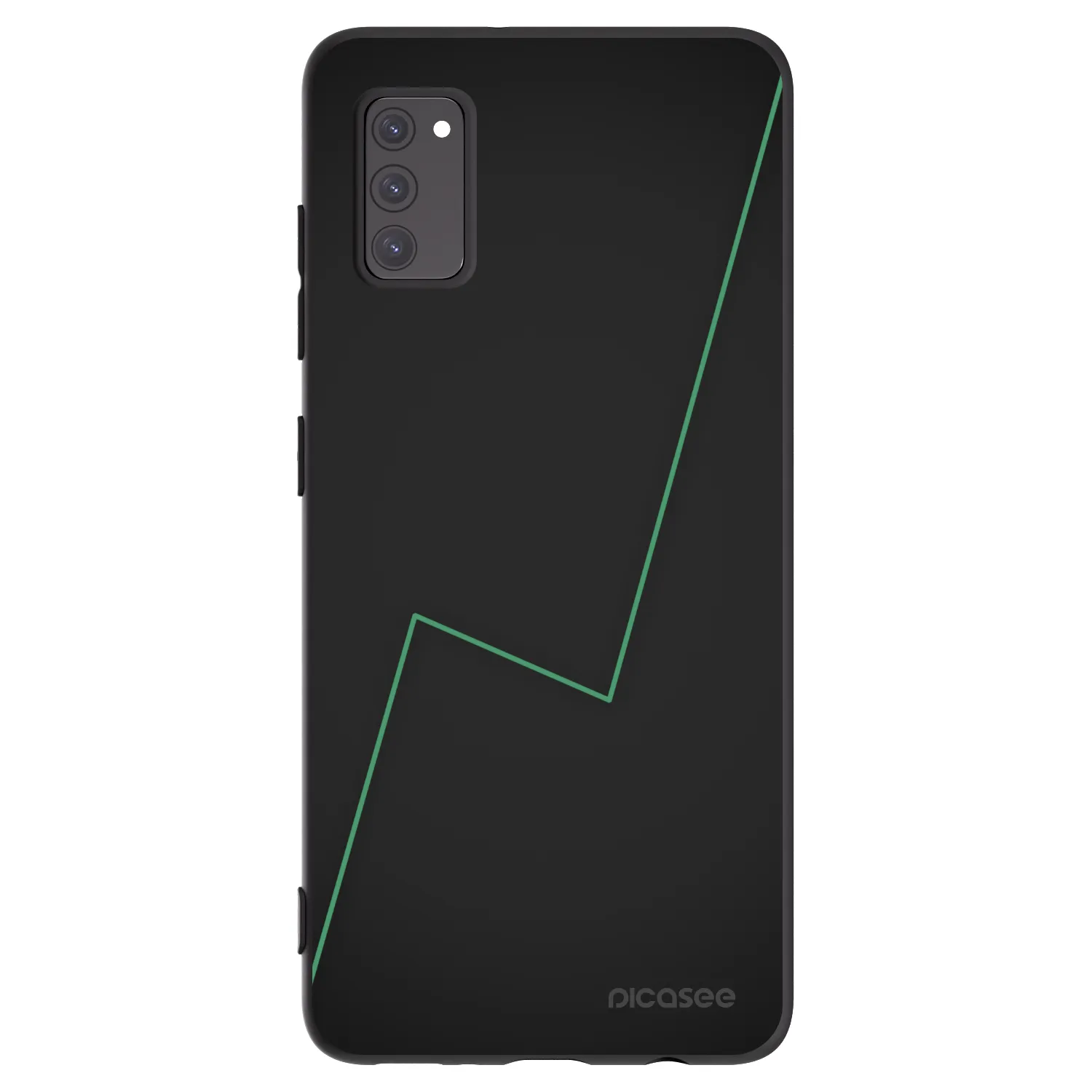 Picasee silikonowe czarne etui na Samsung Galaxy A41 A415F - Consistency