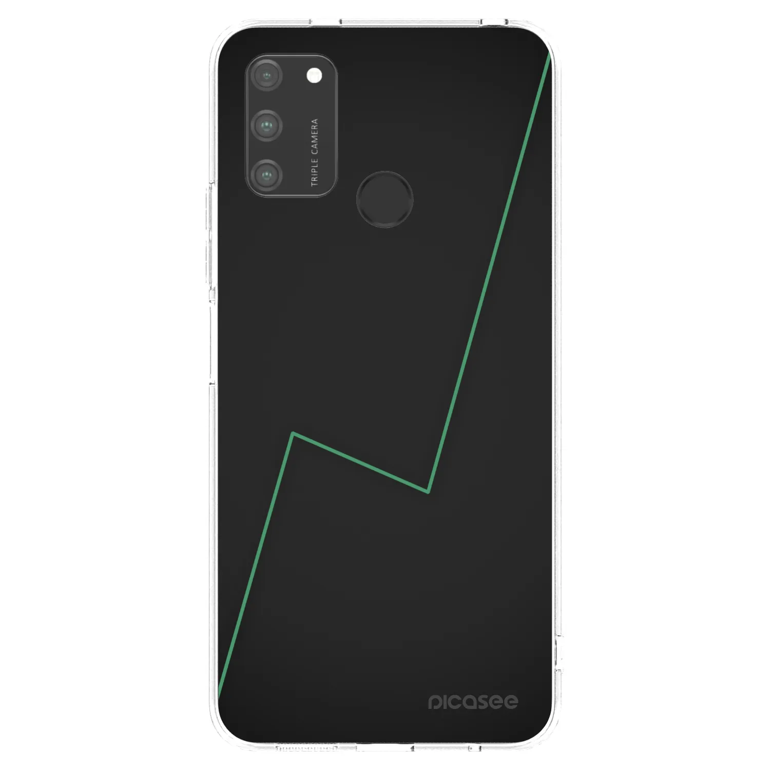 Picasee silikonowe przeźroczyste etui na Honor 9A - Consistency
