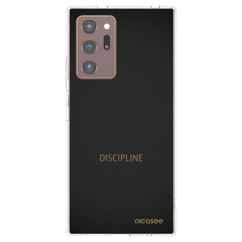 Picasee silikonowe przeźroczyste etui na Samsung Galaxy Note 20 Ultra - Discipline