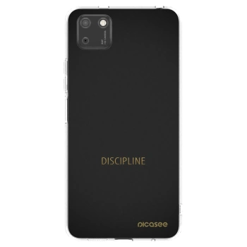 Picasee silikonowe przeźroczyste etui na Huawei Y5P - Discipline