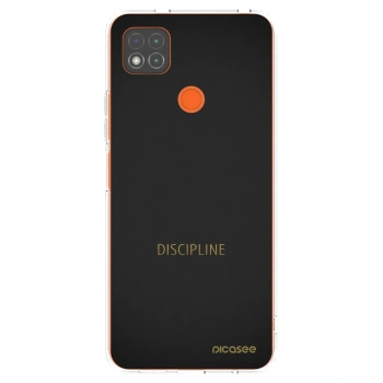 Picasee silikonowe przeźroczyste etui na Xiaomi Redmi 9C - Discipline