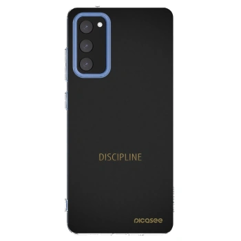 Picasee silikonowe przeźroczyste etui na Samsung Galaxy S20 FE - Discipline