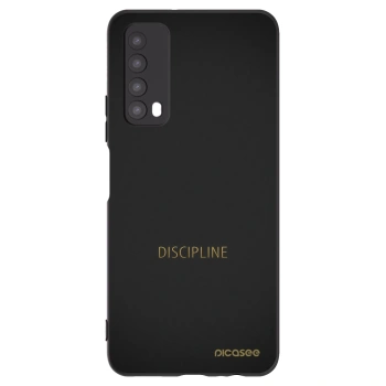 Picasee silikonowe czarne etui na Huawei P Smart 2021 - Discipline