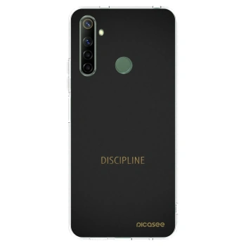 Picasee silikonowe przeźroczyste etui na Realme 6i - Discipline