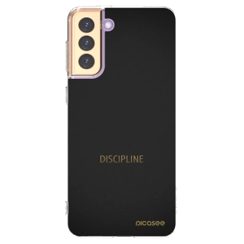 Picasee silikonowe przeźroczyste etui na Samsung Galaxy S21+ 5G G996F - Discipline