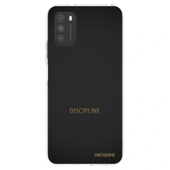 Picasee silikonowe przeźroczyste etui na Xiaomi Poco M3 - Discipline