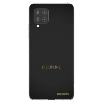 Picasee silikonowe przeźroczyste etui na Samsung Galaxy A42 A426B - Discipline