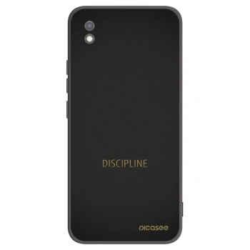 Picasee silikonowe czarne etui na Xiaomi Redmi 9AT - Discipline