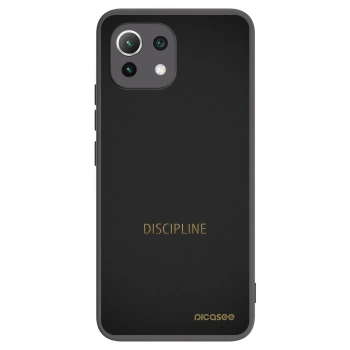 Picasee silikonowe czarne etui na Xiaomi Mi 11 Lite - Discipline