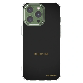 Picasee silikonowe przeźroczyste etui na Apple iPhone 13 Pro - Discipline