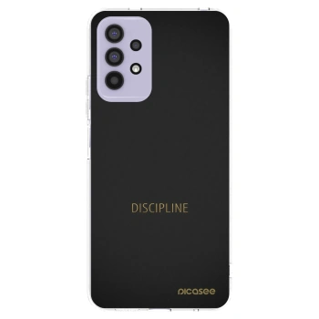 Picasee silikonowe przeźroczyste etui na Samsung Galaxy A32 4G SM-A325F - Discipline