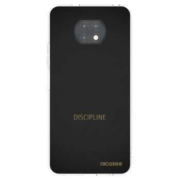 Picasee silikonowe przeźroczyste etui na Xiaomi Redmi Note 9T - Discipline