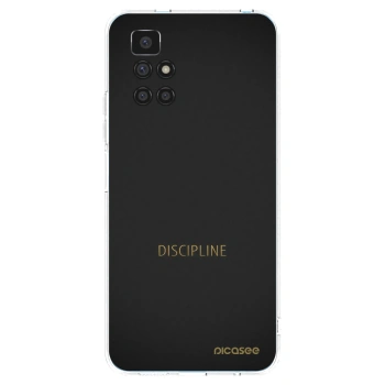 Picasee silikonowe przeźroczyste etui na Xiaomi Redmi 10 - Discipline