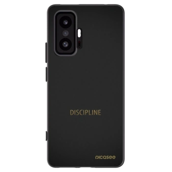 Picasee silikonowe czarne etui na Xiaomi 11T - Discipline